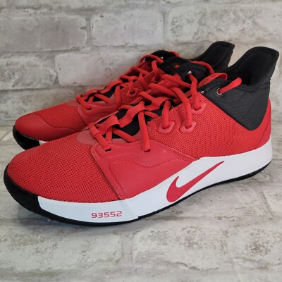 シューズ(男性用) NIKE PG3 BLACK/RED Nike PG6 BRED PG 6 Black Grey University Red DC1974-003 Men