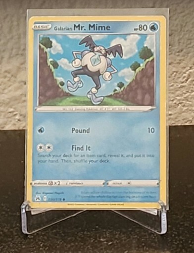 Galarian Mr Mime Hp 80 #30 Pokemon Card 2023