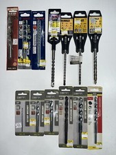 DEWALT BOSCH & more Rotary Masonry Concrete & Wood / Metal Drill Bit Set of 13