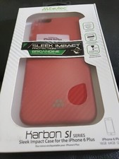 ✅ Funda Teléfono Celular Evutec para iPhone 6 Plus Carbono Serie S1 Roja Nueva
