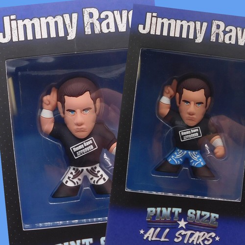 Jimmy Rave Pint Size All Star Wrestling Loot Action Figure Impact TNA Blue - Picture 6 of 7