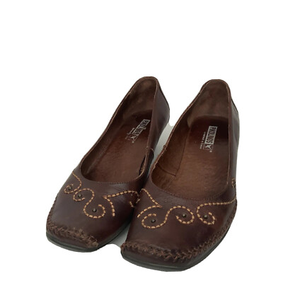 Chaussures Pikolinos Style Cour - Marron Foncé Taille EU 38 UK 5 - Occasion
