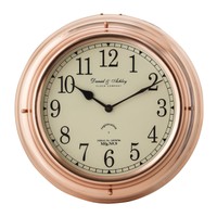 Darby Home Co® 13 Copper Nautical Clock on sale Darby Home Co® 13 Copper Nautical Clock on sale