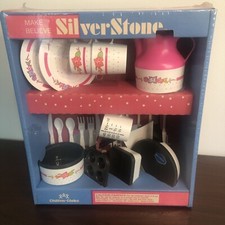 Vntg Chilton Silverstone 39 Piece Cook  Serve Toy Set Sealed New Toy R US Tag
