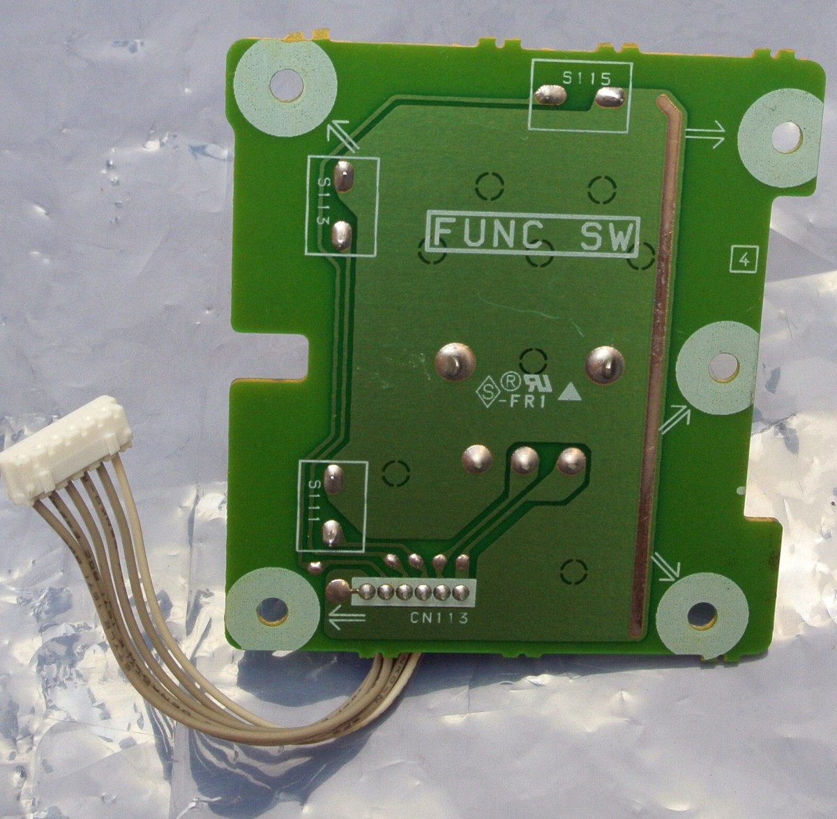 Sony STR-DA777ES Surround Receiver Function Switch Board