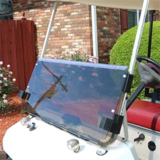For Club Car DS 1982-2000.5 Golf Cart Tinted Folding Windshield Windscreen