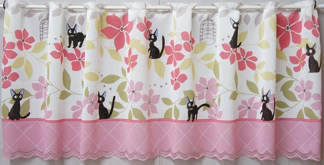 Ghibli cafe curtain Kiki's Delivery Service jiji width 120cm x length