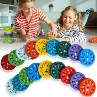 18 Stck. Mathe Fakten Zappeln Spinner Zappeln Spinner Zahl Zappeln Spielzeug Puzzle Spiele UK