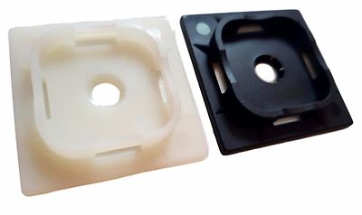 20mm 28mm 40mm SELBSTKLEBEND ZUM AUFKLEBEN KABELBINDER DRAHT SOCKEL HALTERUNGEN SCHWARZ WEISS