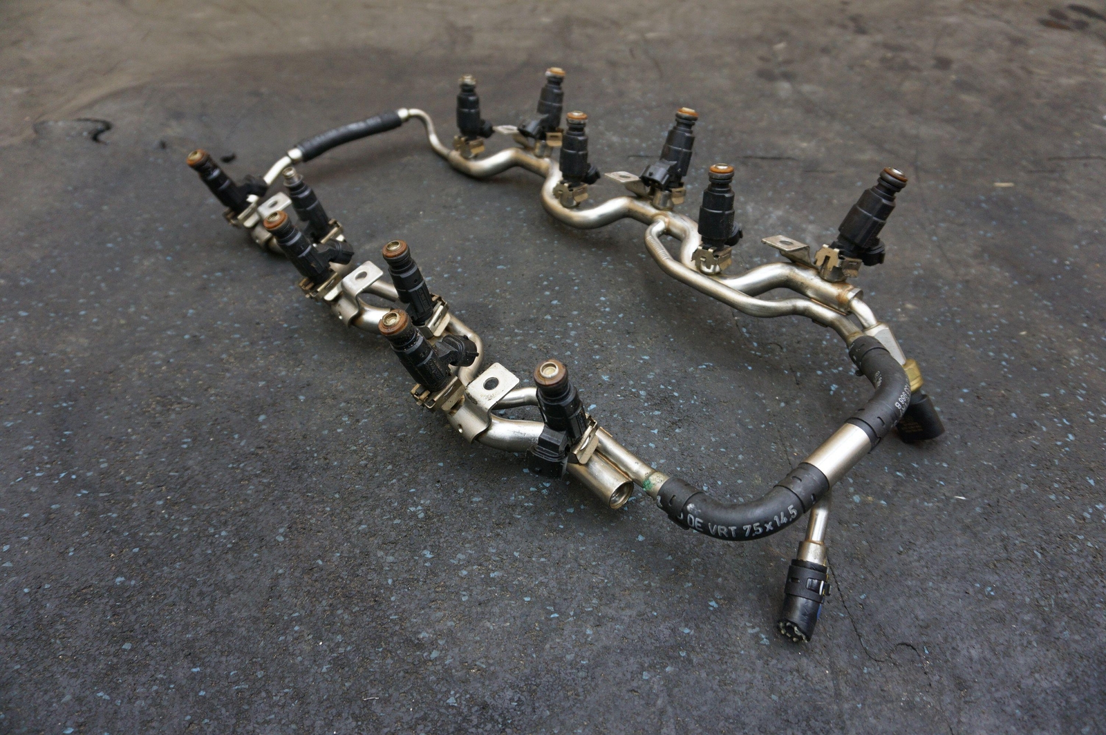 Set of Fuel Rail 12 Injector 07C133316AH Bentley Continental Flying Spur 06-17+