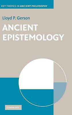 Ancient Epistemology Gerson Hardback Cambridge University Press 9780521871396