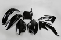 Set Plastics Motorradverkleidungen Honda Crf 450 R 2007 Schwarz Ufo Plast