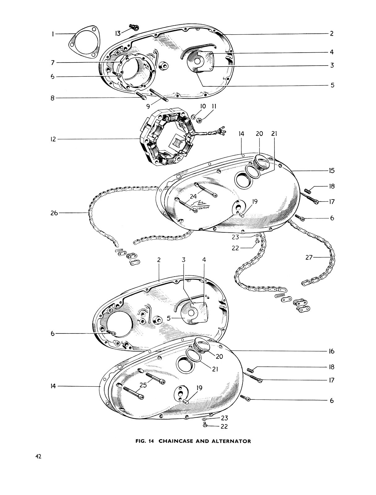 Triumph 650 Parts Book Bonneville Tiger Trophy 6T 19591962 Preunit