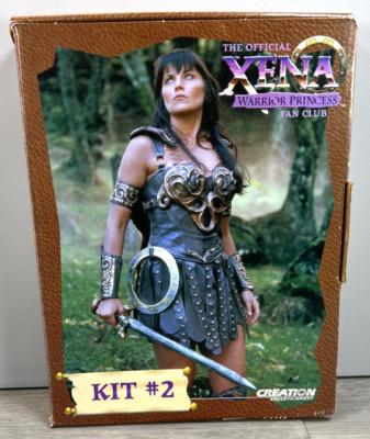 Xena Warrior Princess Official Fan Club Kit 2 Certificate, posters - NO VHS