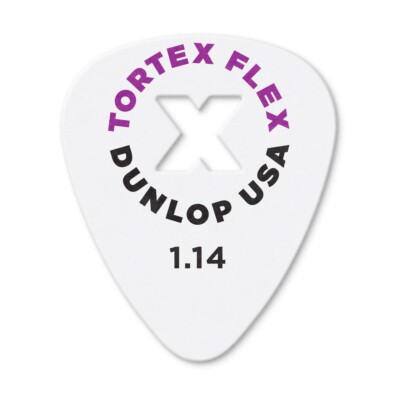 Jim Dunlop 428X114 Tortex Flex X Plektrum Pack - 12er Pack - 1,14 mm