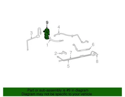 Original GM 1994 Chevrolet GMC Astro Safari Base Trasera CS LT Deshidratador 02724847 Foto 2 de 2