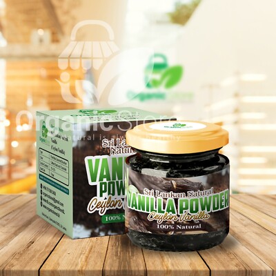 100%  Premium Natural Vanilla Powder - Exquisite Flavor in Every Gram