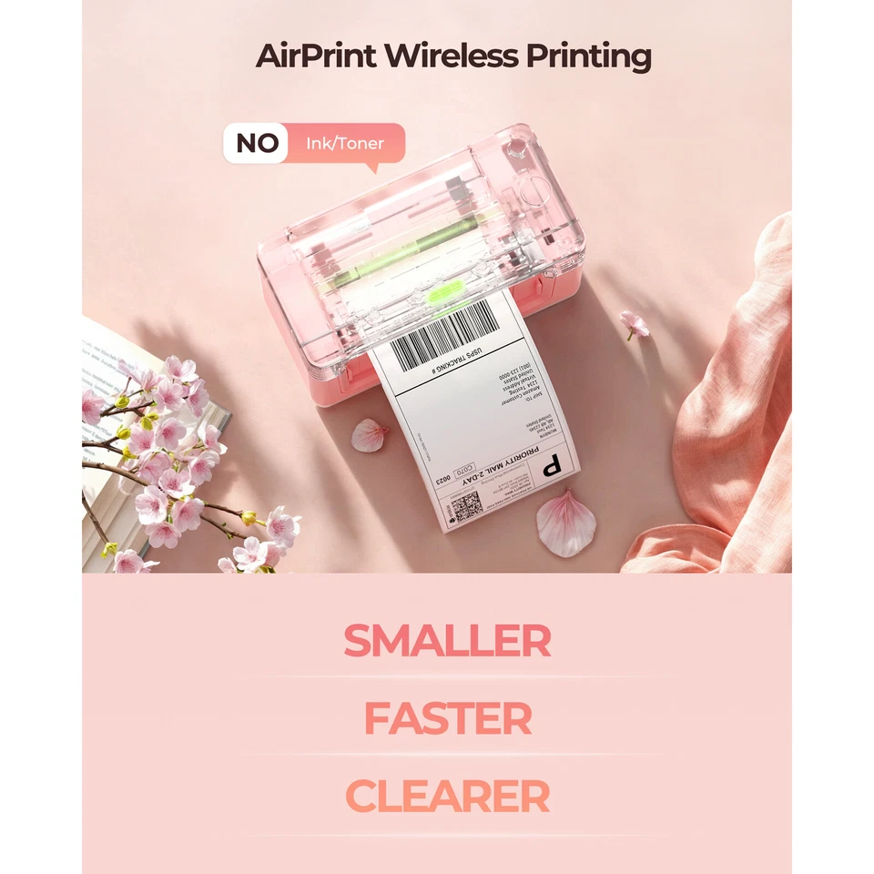 MUNBYN беспроводной термопринтер этикеток Wi-Fi доставка этикетка принтер с AirPrint - Изображение 3 из 4