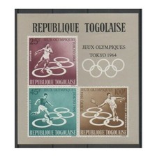 Togo - 1964 - No BF12 - Jeux Olympiques d'été - Neuf avec charnière - Oblitéré