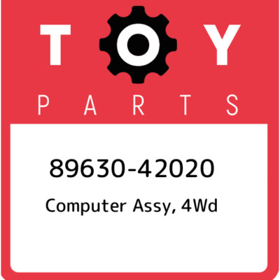 89630-42020 Toyota Computer assy, 4wd 8963042020, New Genuine OEM Part