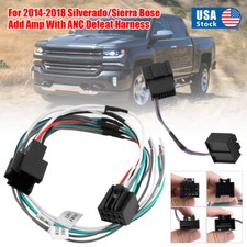 Adapter Kits FOR 2014-2018 Silverado Sierra Bose Add Amp With ANC Defeat Harness