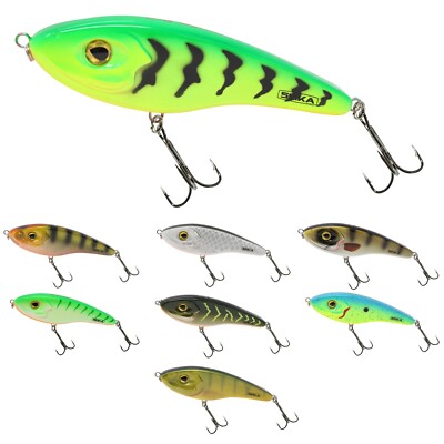 FTM Seika Pro Wobbler BIG Sendai Silent Hardbait Hecht Jerkbait Kunstköder Pike