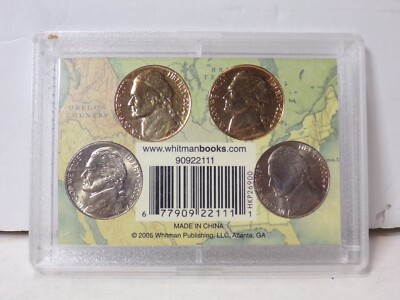 2004 Westward Journey Nickel Series by Whitman - 4 Coins in Slab 2004 Westward Journey Nickel Series by Whitman - 4 Coins in Slab