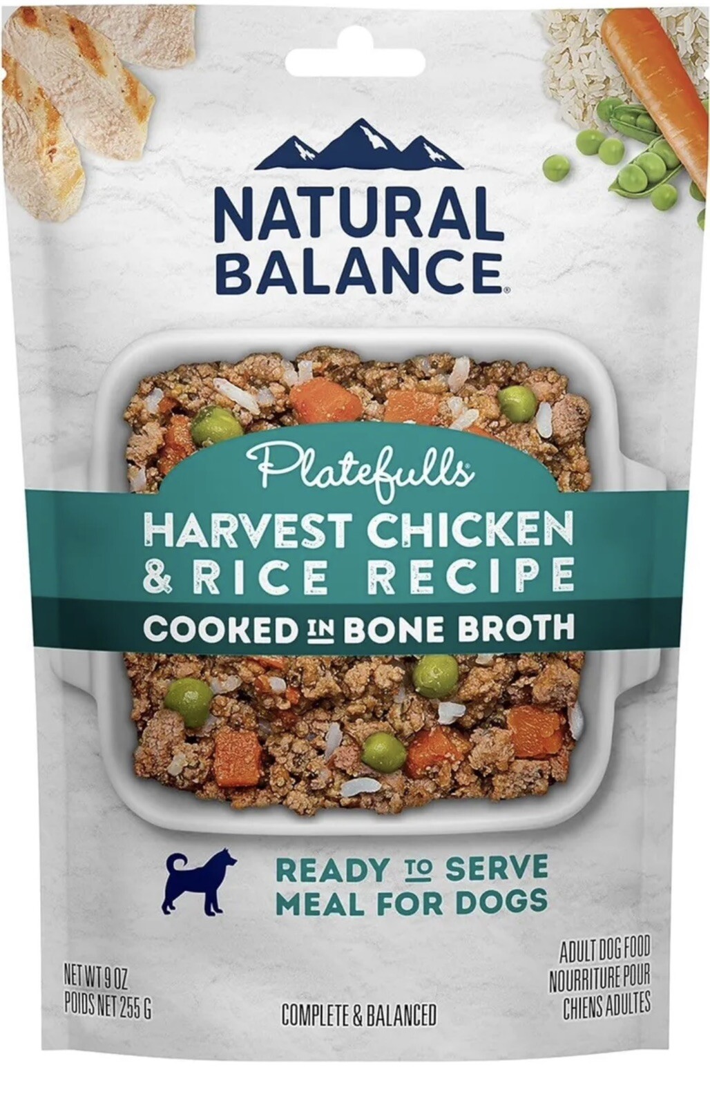 Natural Balance Platefulls Homestyle Harvest Chicken & Rice 3 Pack