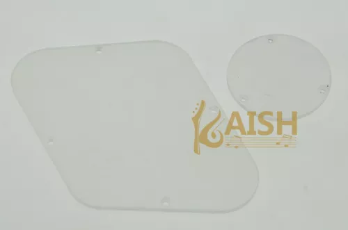 Clear Transparent LP Rear Control Switch Plate Cavity Cover for Gibson Les Paul