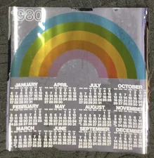 1980 Special Shining Rainbow Pride Hambly Studio Calendar 