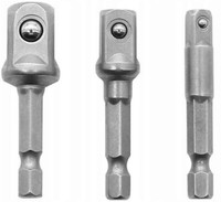 "Stecknuss Adapter Set 3 Tlg SteckschlüSsel Nussadapter Bitaufnahme 1/2\" 3/8\" 1/4"