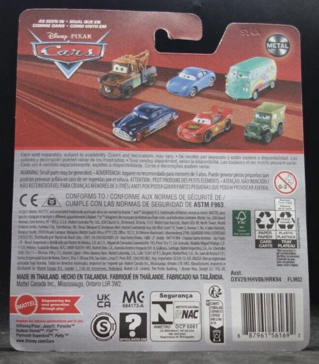 Disney Pixar Cars Strip Weathers también conocido como King 1:55 Mattel Foto 2 de 2