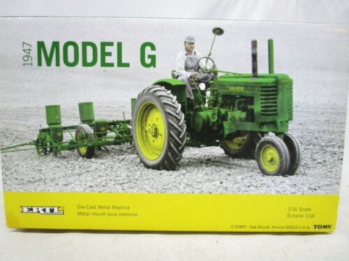 Ertl Tomy 1/16 Scale John Deere 1947 Model G Tractor Diecast NIB 45345 - Picture 5 of 7