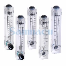 0.2-18LPM 10-250L/H 1/2" Male -1/4" BSP Female PMMA Liquid Flowmeter Rotameter