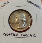 1964 D WASHINGTON QUARTER NICE .90 % SILVER BULLION