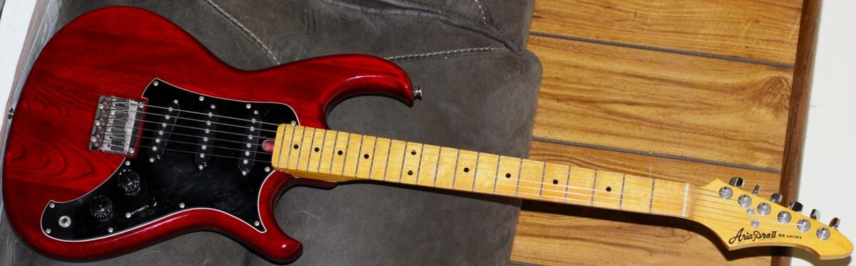 RARE!! 1983 Aria Pro II RS Strat Style Ash Body Guitar, 5 RARE!! 1983 Aria Pro II RS Strat Style Ash Body Guitar, 5