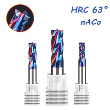 Solid Carbide 4 Flute Long Series Endmill nACo Coated. End Mill Ø 1mm-20mm