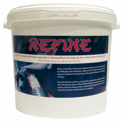 Refine Montmorillonit 2000 g mit Kalzium Tonmineral Koiteich Koi 