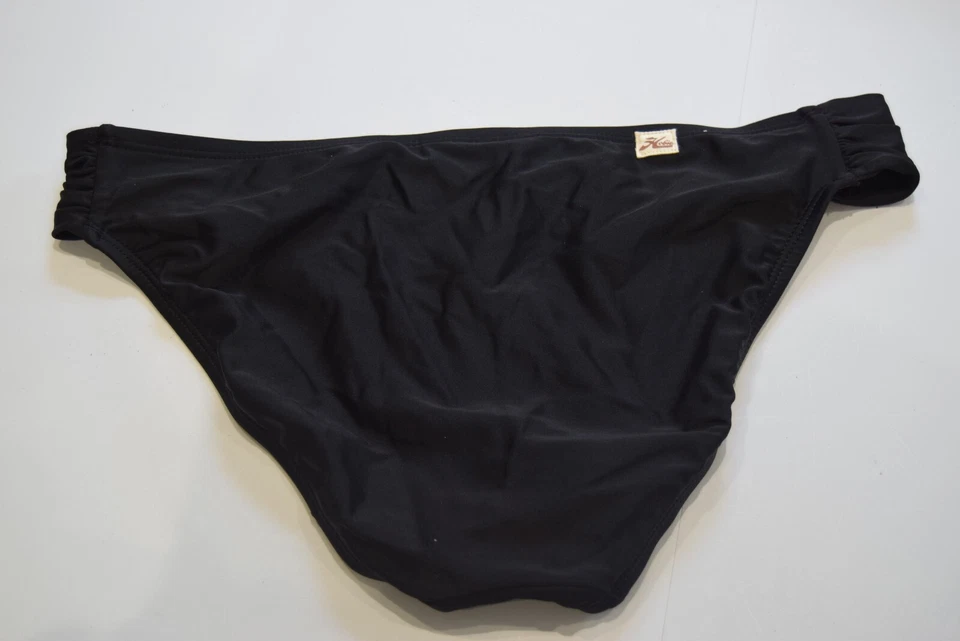 HOBIE BLACK EMBROIDERED BIKINI BOTTOMS SIZE   UK  8       C6 - Image 2 of 2