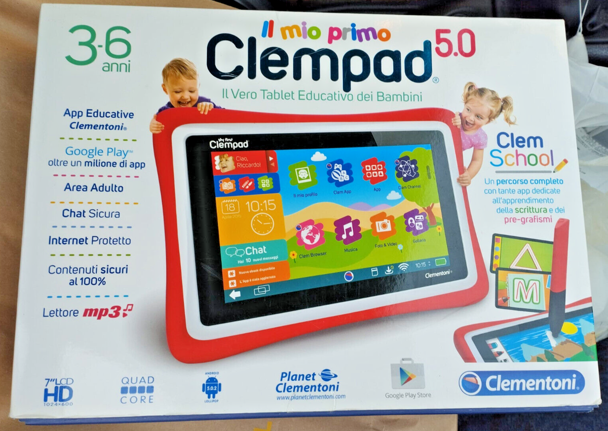Clempad Clementoni Tablet Sapientino Clementoni Prezzo Tablet