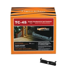 Tiger Claw TC-4S Stainless Steel Hidden Deck Fastener for Hardwoods and Ipe, 90