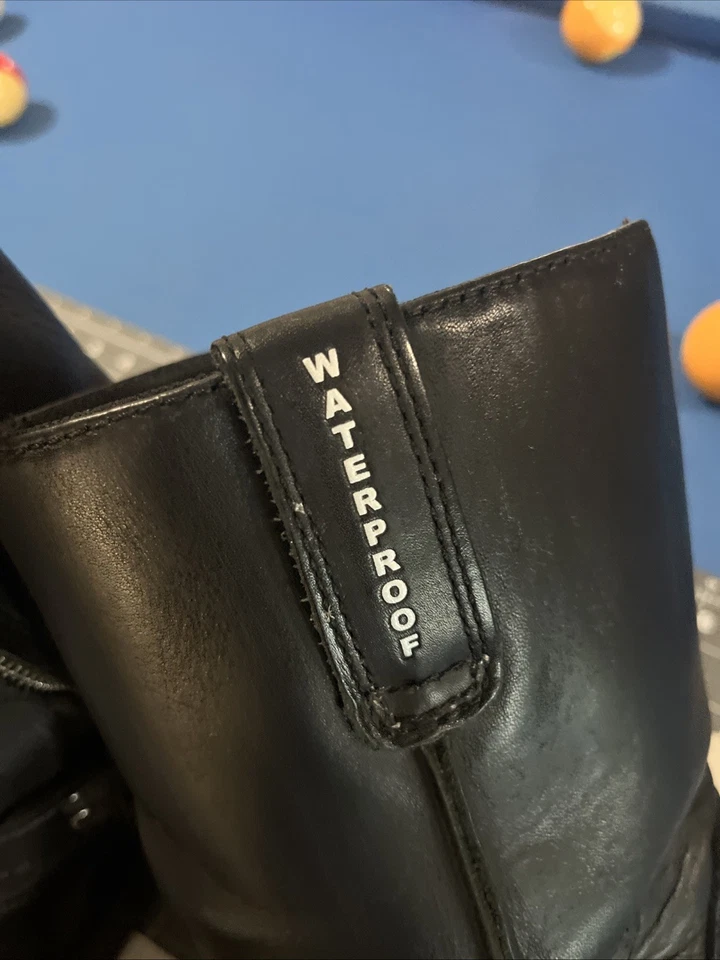 Мужские ботинки Ariat Carbide H2O Harness 9 D черные для езды на мотоцикле на западной стороне на молнии - Изображение 2 из 4