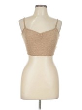 Wilfred Women Brown Sleeveless Top L