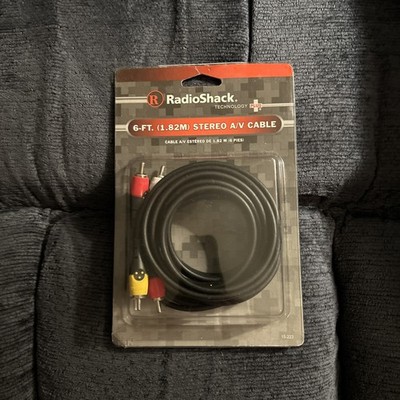 6-ft Stereo A/V Cable with 6-ft Audio Y-Cable Radio Shack