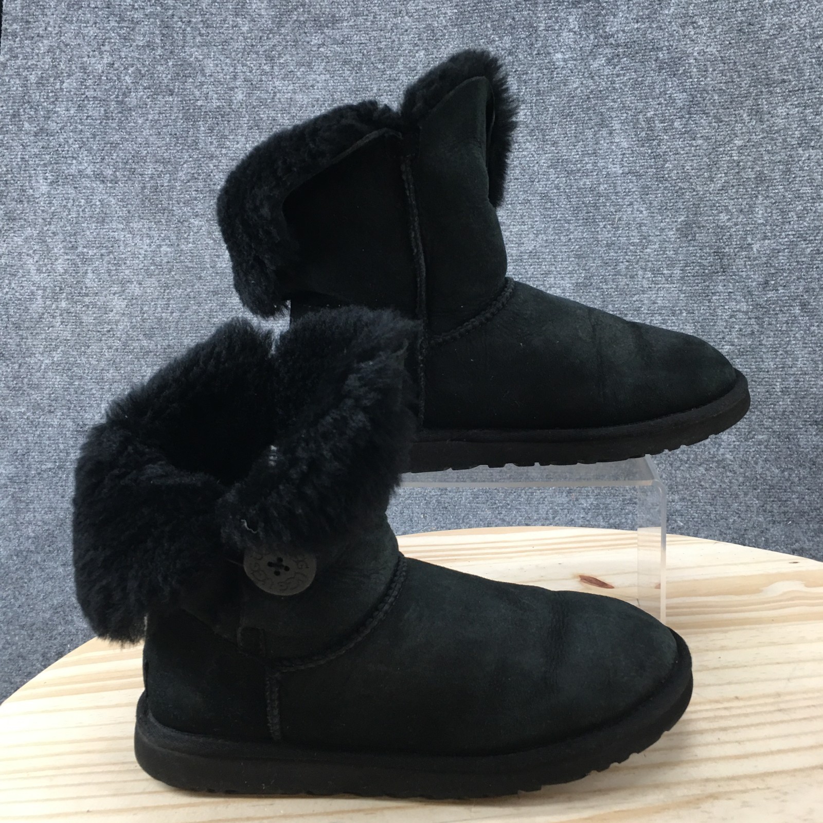 Women's UGG Black Winter Snow Boots