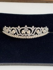 AUTHENTIC SWAN SWAROVSKI PRINCESS PEARLS TIARA 1503308 - Wedding - Bridal - Prom