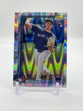 Jake Bloss 2025 Topps Chrome RayWave #188 Rookie Toronto Blue Jays RC