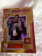 2025 WNBA Donruss Dijonai Carrington Season Highlights 06/10 Gold Foil