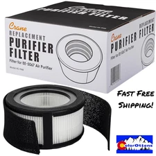 Genuine Crane Air Purifier EE-5067 Filter HS-1944 True HEPA Replacement