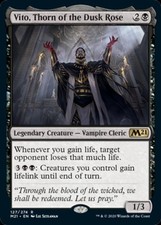 MTG English Vito, Thorn of the Dusk Rose NM Normal Magic 2021 Core Set